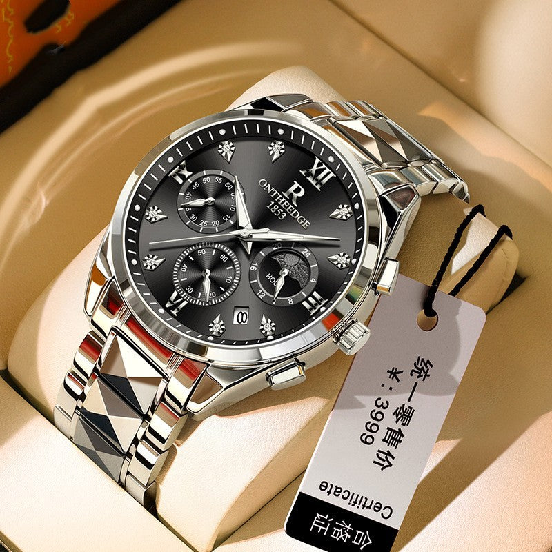 Waterproof Tungsten Quartz Business Watch