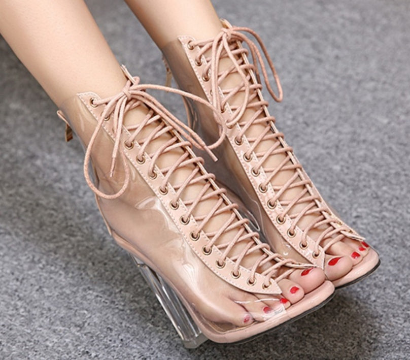 Women's European Station Star Models Sexy High Heels