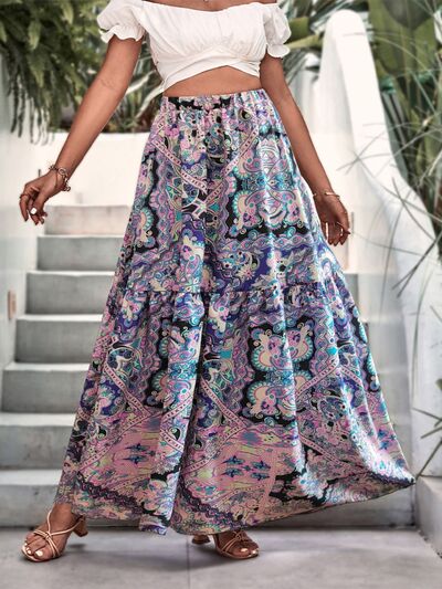 **Summer Sale** Printed Maxi Skirt - Munsieur