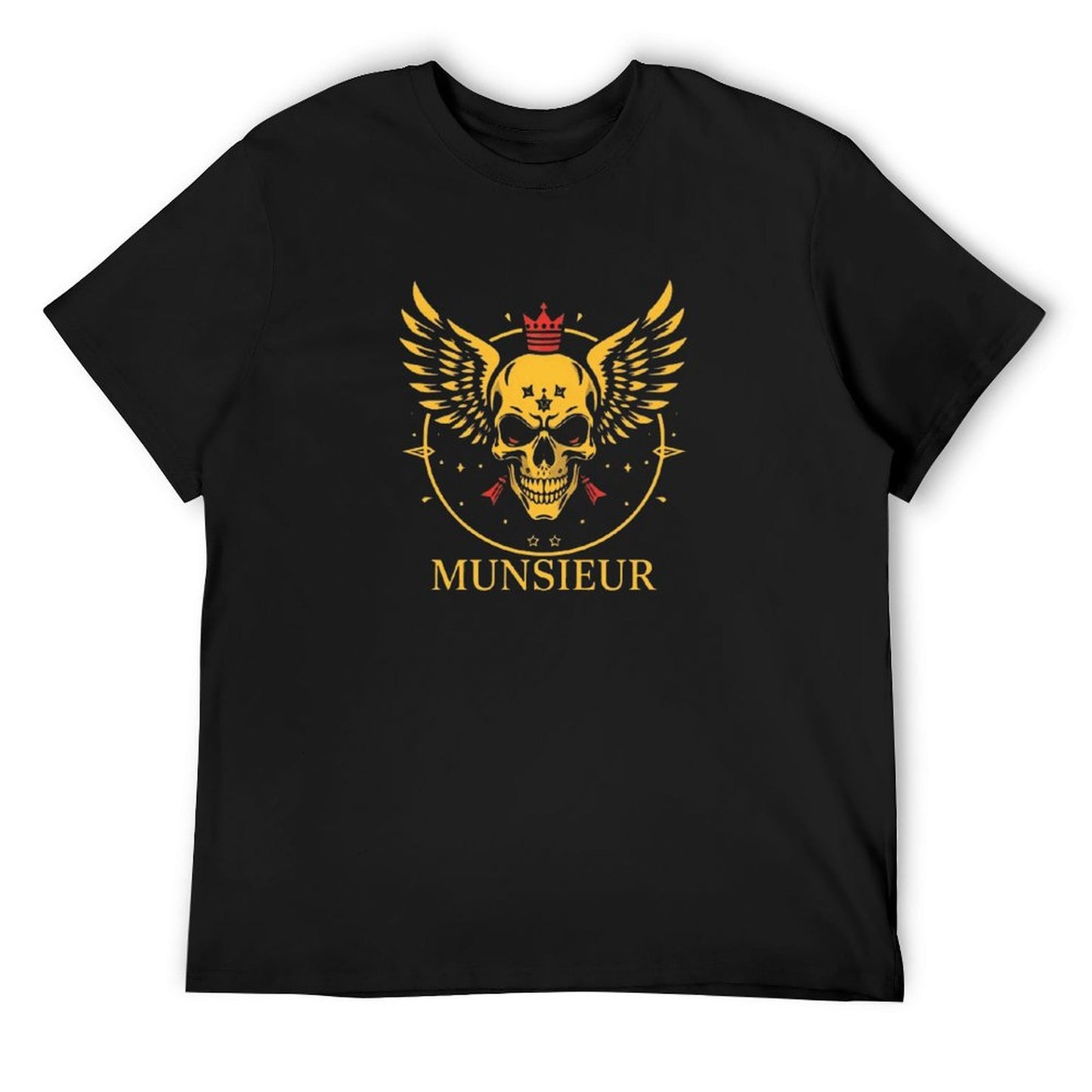 Men's Munsieur Branded Tee "Skull King" Streetwear Design