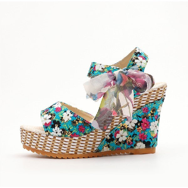 Bohemian Wedge Sandals