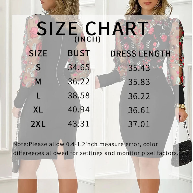 Women's Sexy Bodycon Midi Dress Mock Neck Long Sleeve Sheer Dresses Night Club Dresses