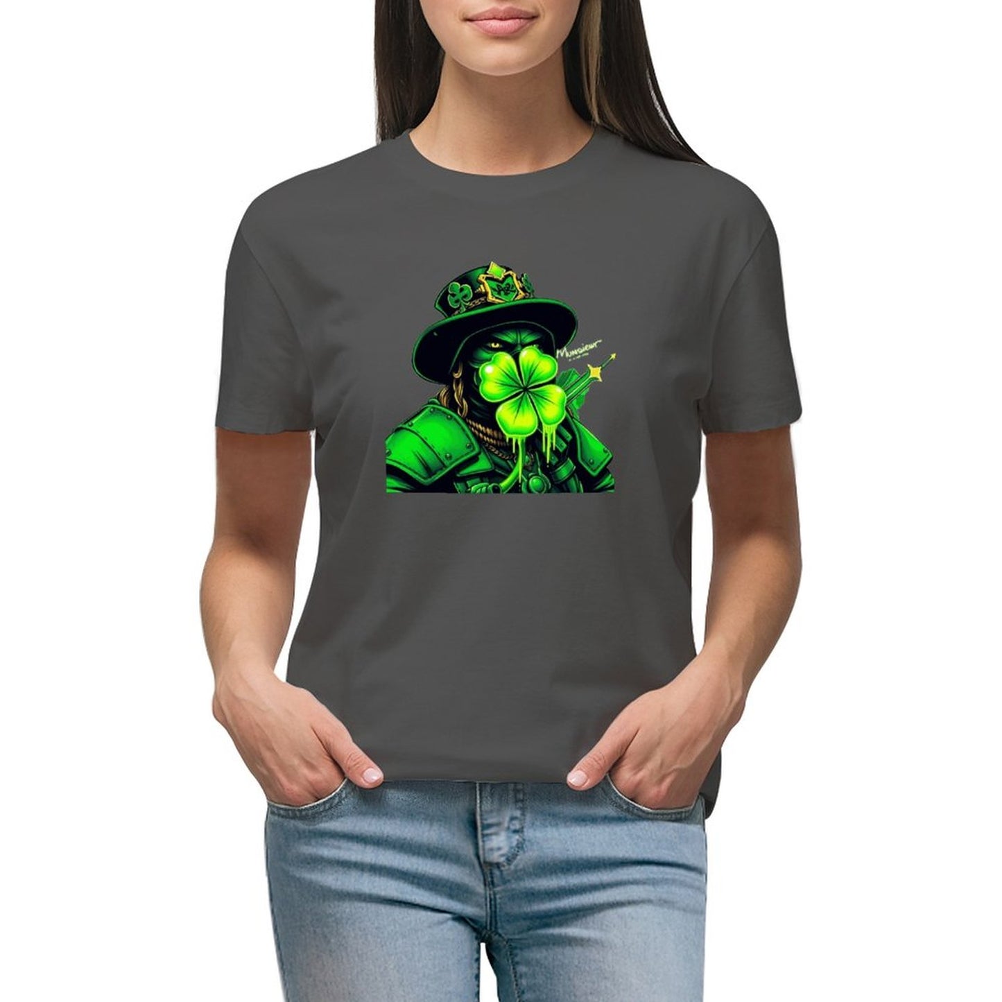 St. Patrick's Day Collection Women's Munsieur Clover Gang T-shirt