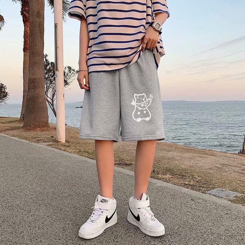 New Casual Summer Shorts Men's Korean Trend Loose Hong Kong Style