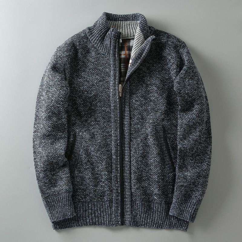 Men's Fleece Lined Padded Warm Keeping Casual Men's Coat