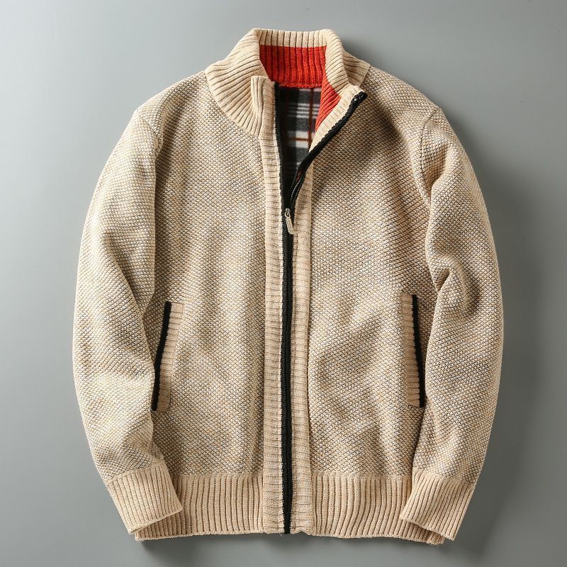 Men's Fleece Lined Padded Warm Keeping Casual Men's Coat