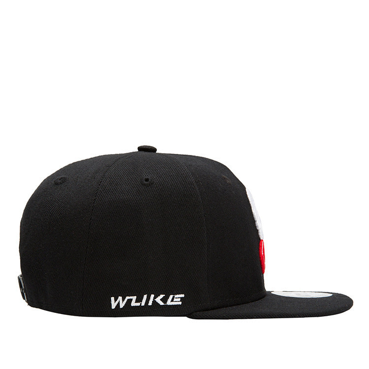 Hip Hop Edge Fashion Skull Embroidery Baseball Hat