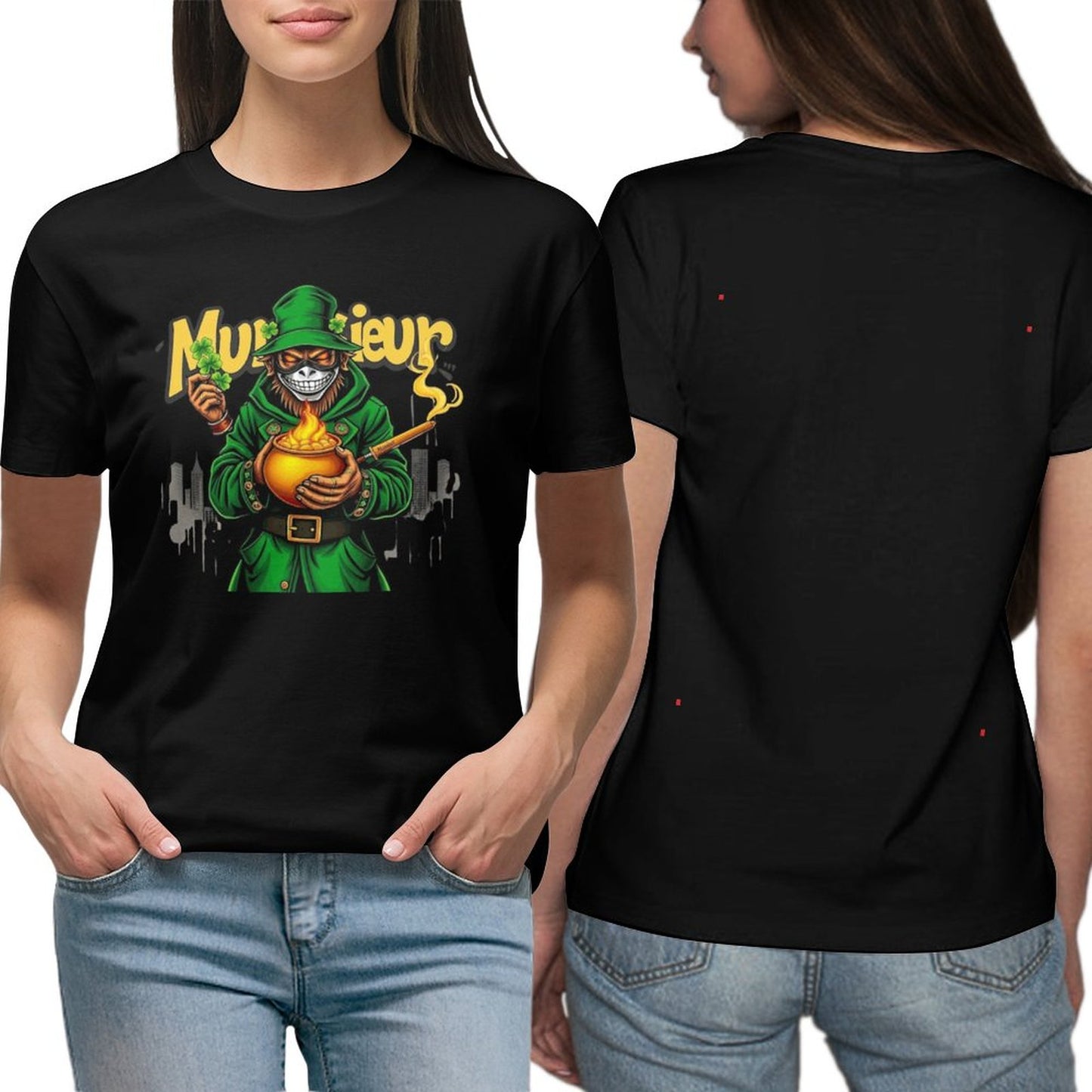 St. Patrick's Day Collection Women's Leprechaun Mafia T-shirt