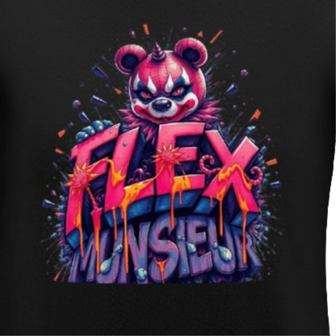 Women's Munsieur T-shirt "Flex" Streetwear for Her