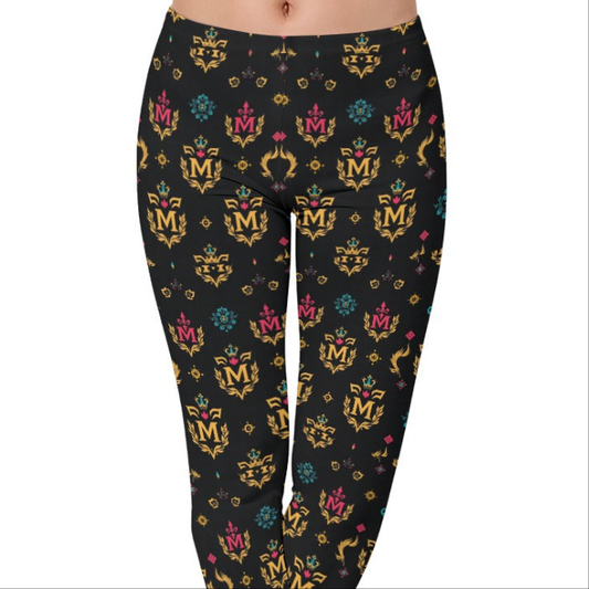 Munsieur All-Over Print Women's High-Stretch Cotton Leggings