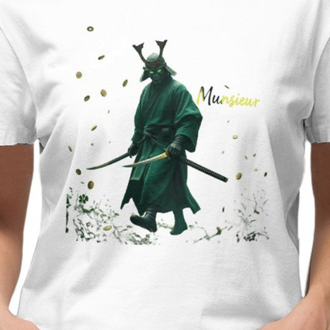 Munsieur St. Patrick's Day Collection for Women | Emerald Green Celtic Warrior T-Shirt