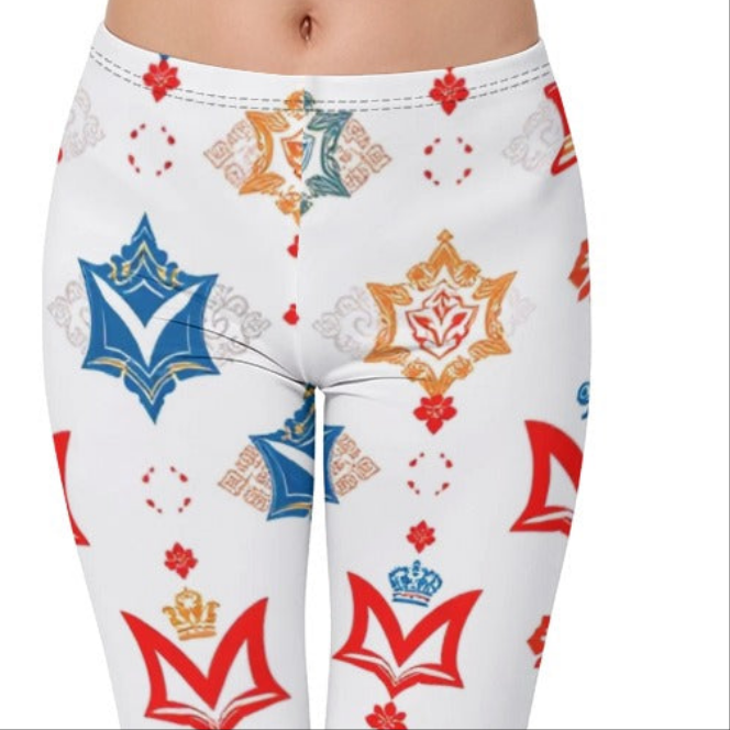 Munsieur Luxury Streetwear Leggings with Bold Print
