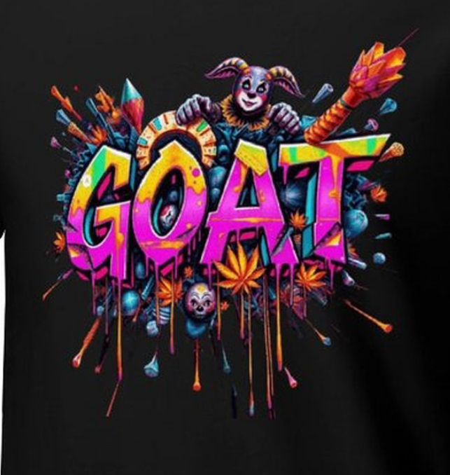 Tee for Men β "GOAT" Elite Legacy Streetwear Crown Co.π