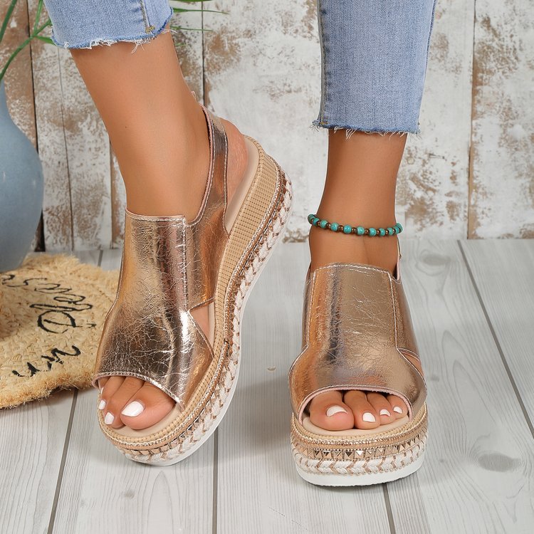 Women's Plus Size Rope Sandals