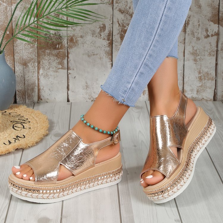 Women's Plus Size Rope Sandals
