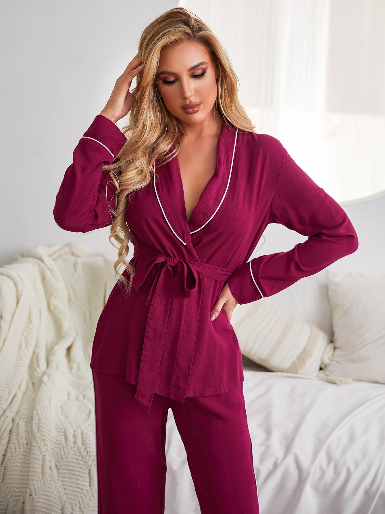 Cardigan Nightgown Ladies Sleepwear Pajamas