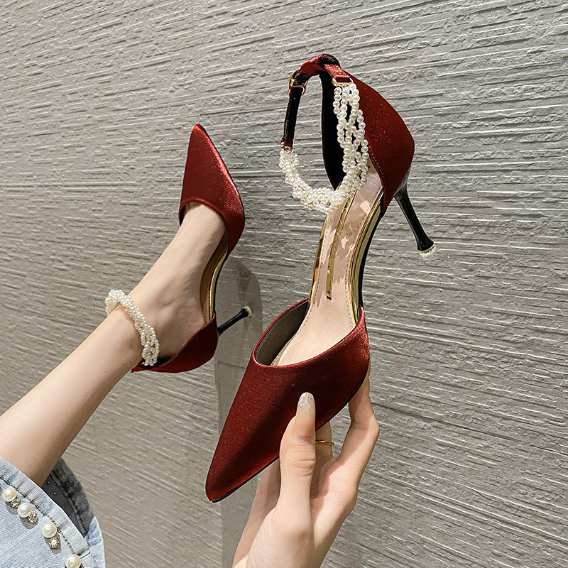 Women's New Stiletto Mid-heel All-match - Munsieur