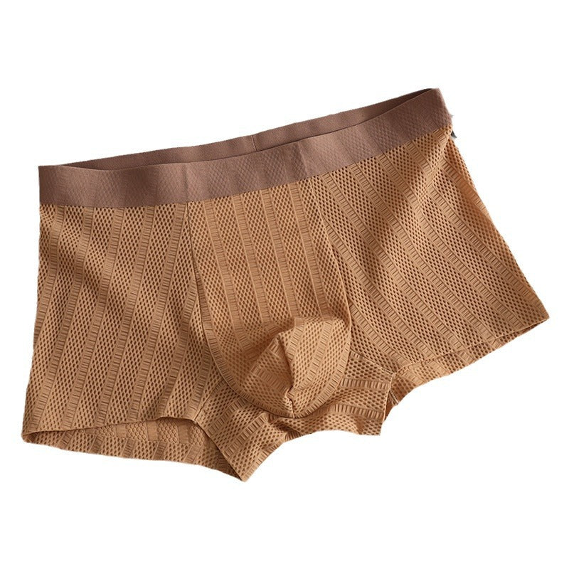 Jacquard Simple Solid Color Boxers