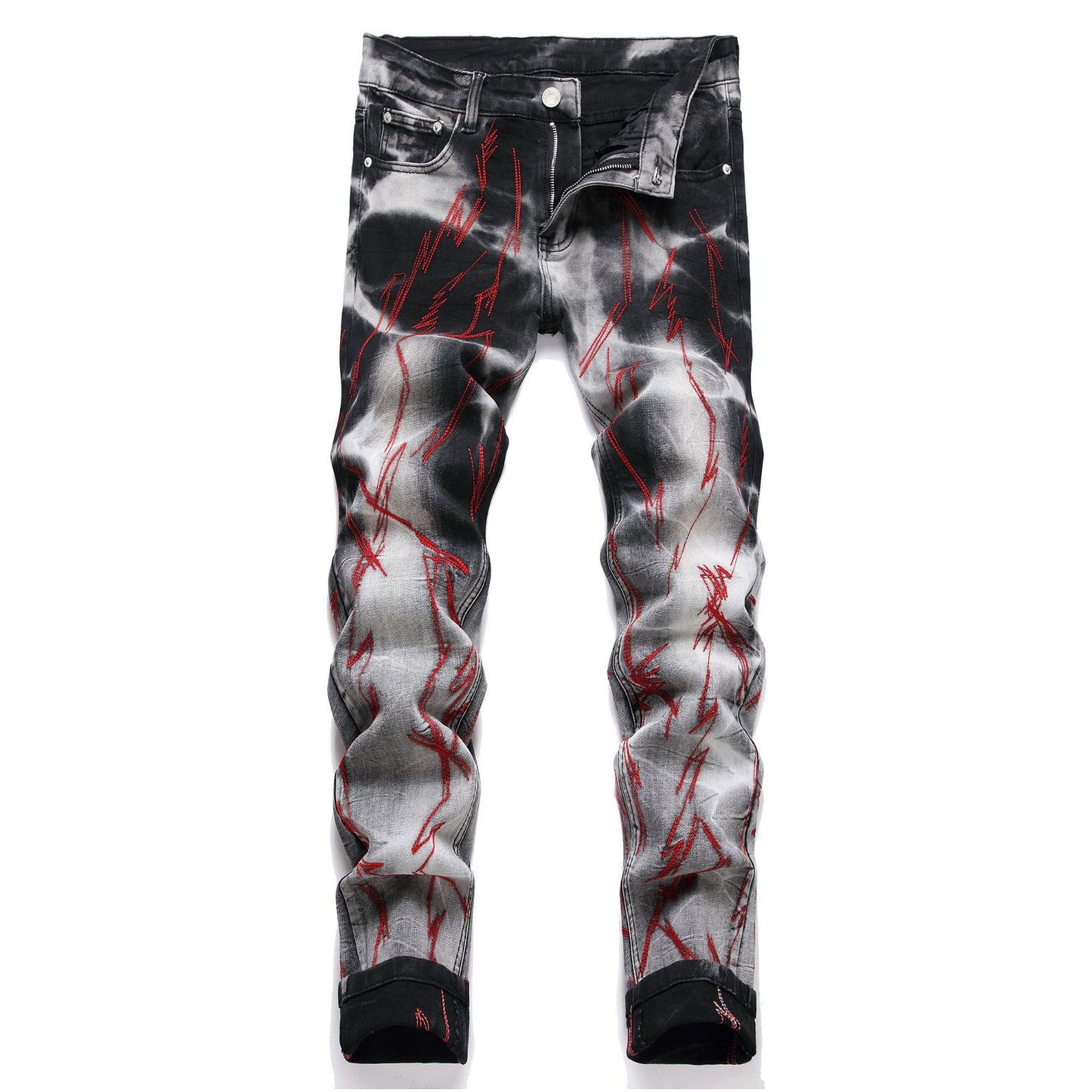 Men's Designer Style Fashion Pants Ripped Patches Many Variations and Style to Choose From