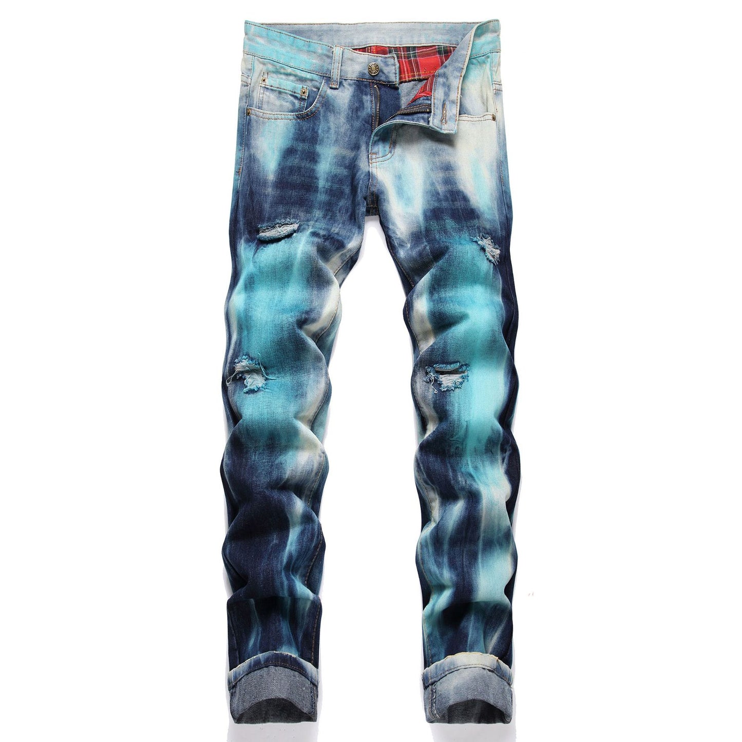 Men's Designer Style Fashion Pants Ripped Patches Many Variations and Style to Choose From