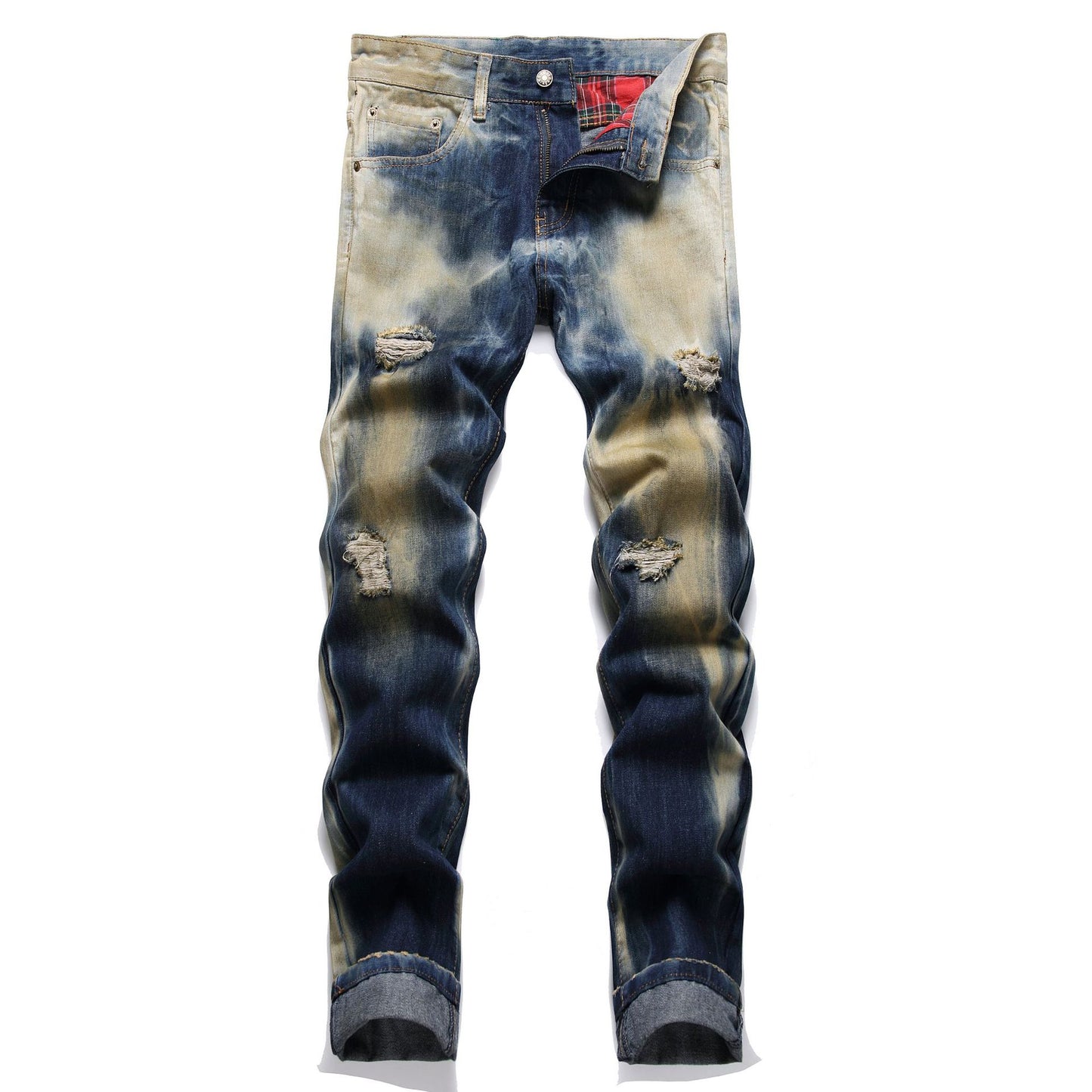 Men's Designer Style Fashion Pants Ripped Patches Many Variations and Style to Choose From