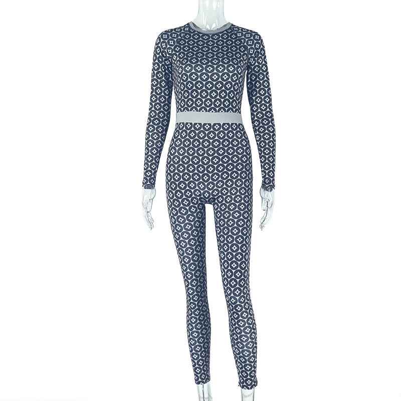 Women's Slim Fit Elastic Waist Jumpsuit