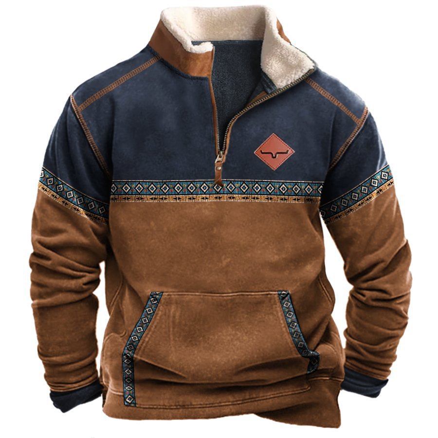 Autumn And Winter Bullhead Hoodie Pullover
