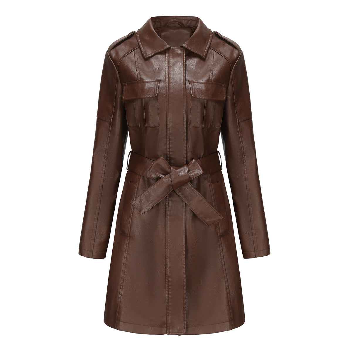 Mid Length Jacket Casual Women's Jackets