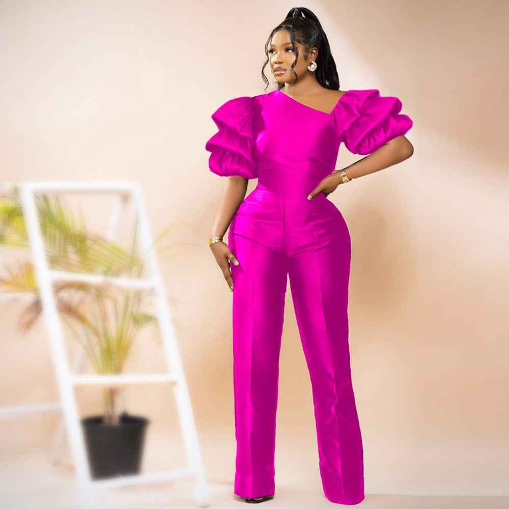 High Waist Slim Fit Jumpsuit