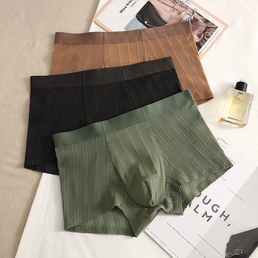 Jacquard Simple Solid Color Boxers
