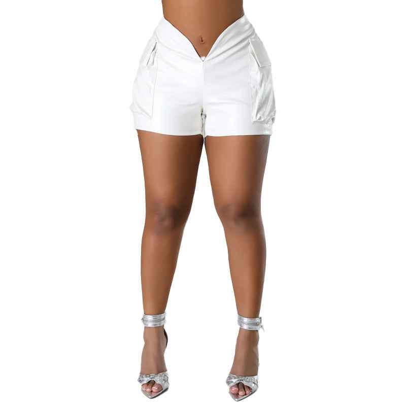 Summer Faux Leather Bottoms for Women