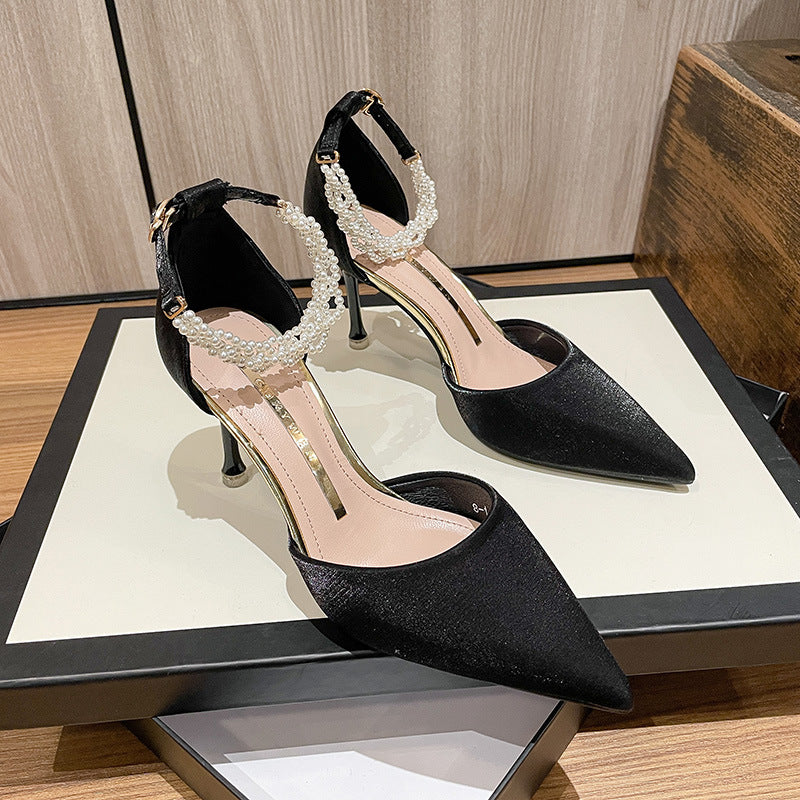 Women's New Stiletto Mid-heel All-match - Munsieur