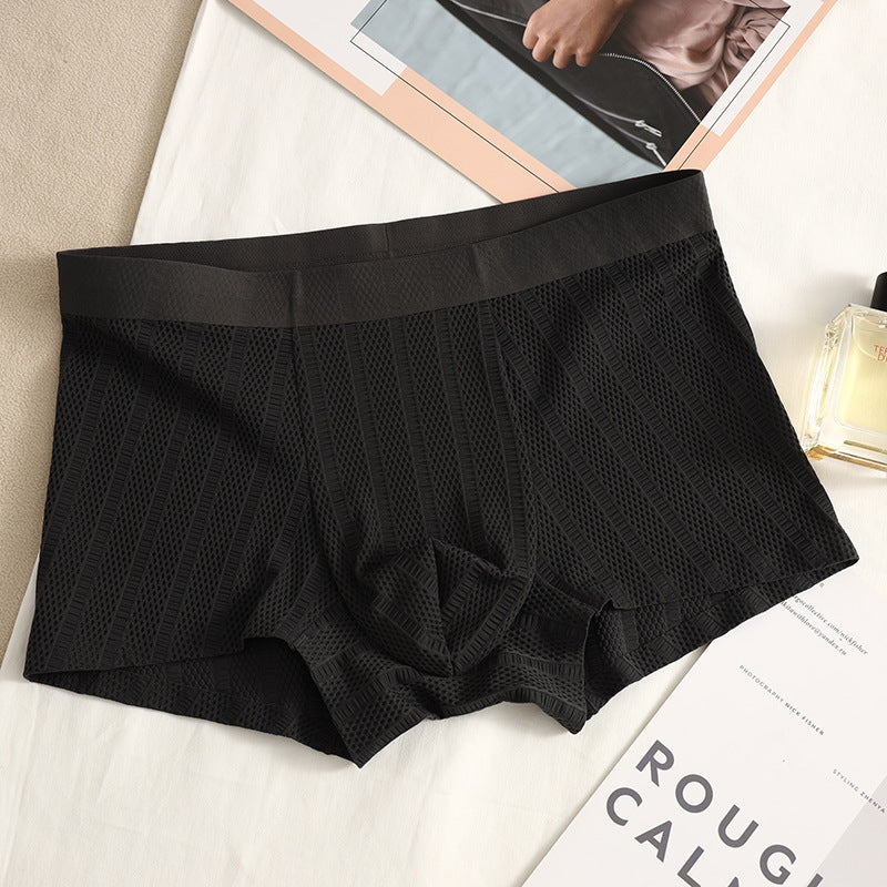 Jacquard Simple Solid Color Boxers