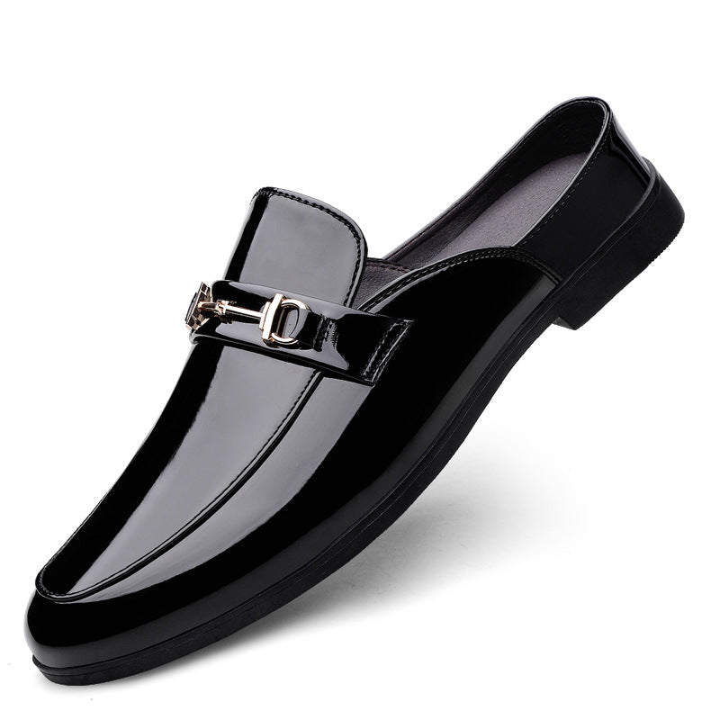 New Loafers Men's Pattern Half Shoes
