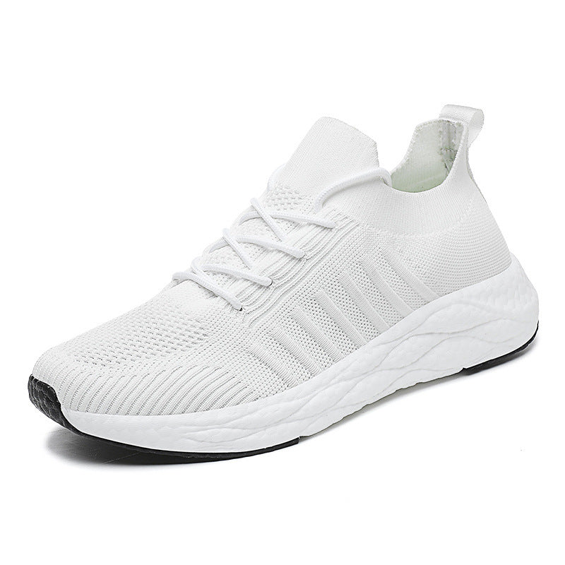 Men's Fashion Shoes Flying Woven Breathable Shoes Men