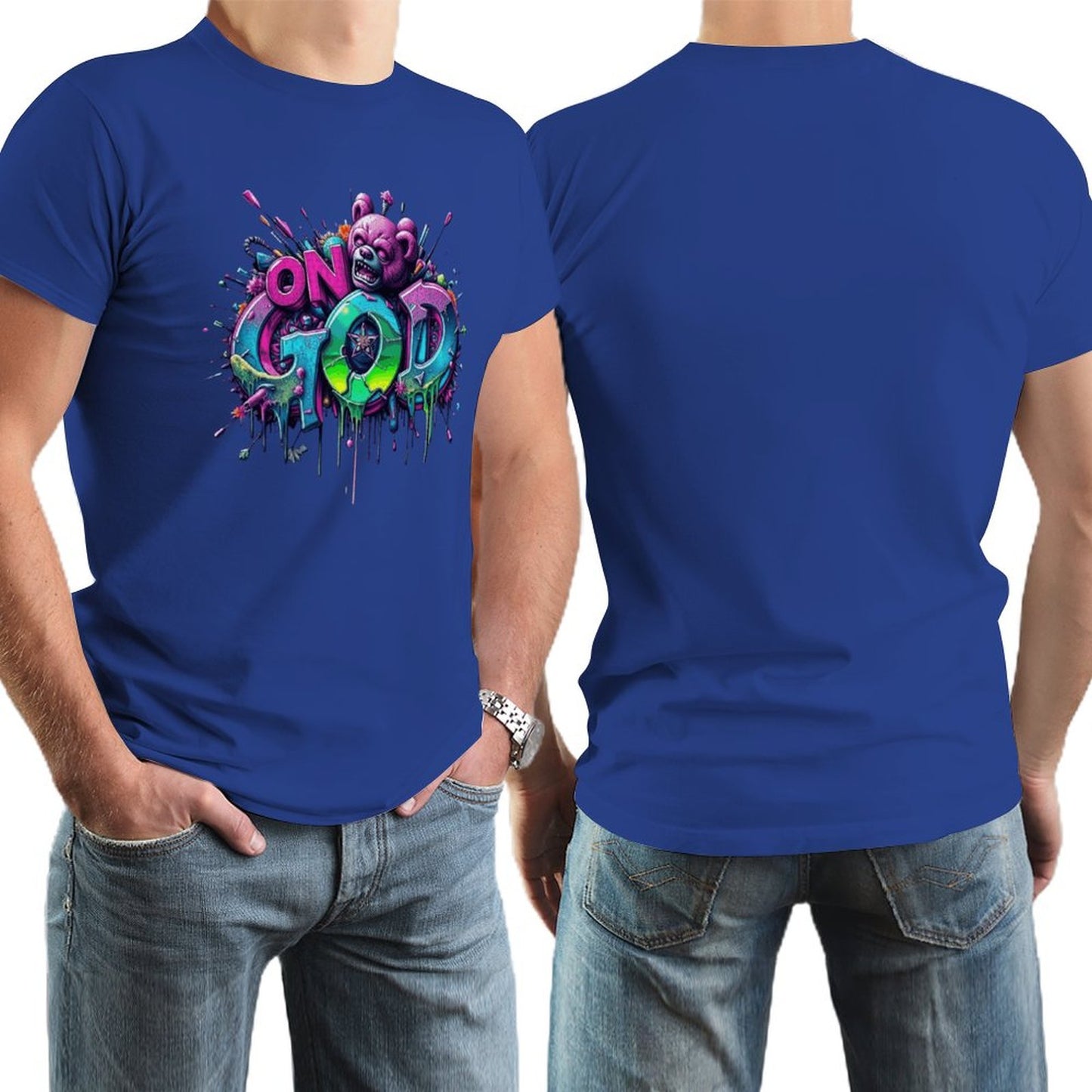 Men's Tee "On God" Streetwear Fashion Munsieur Men's Tee