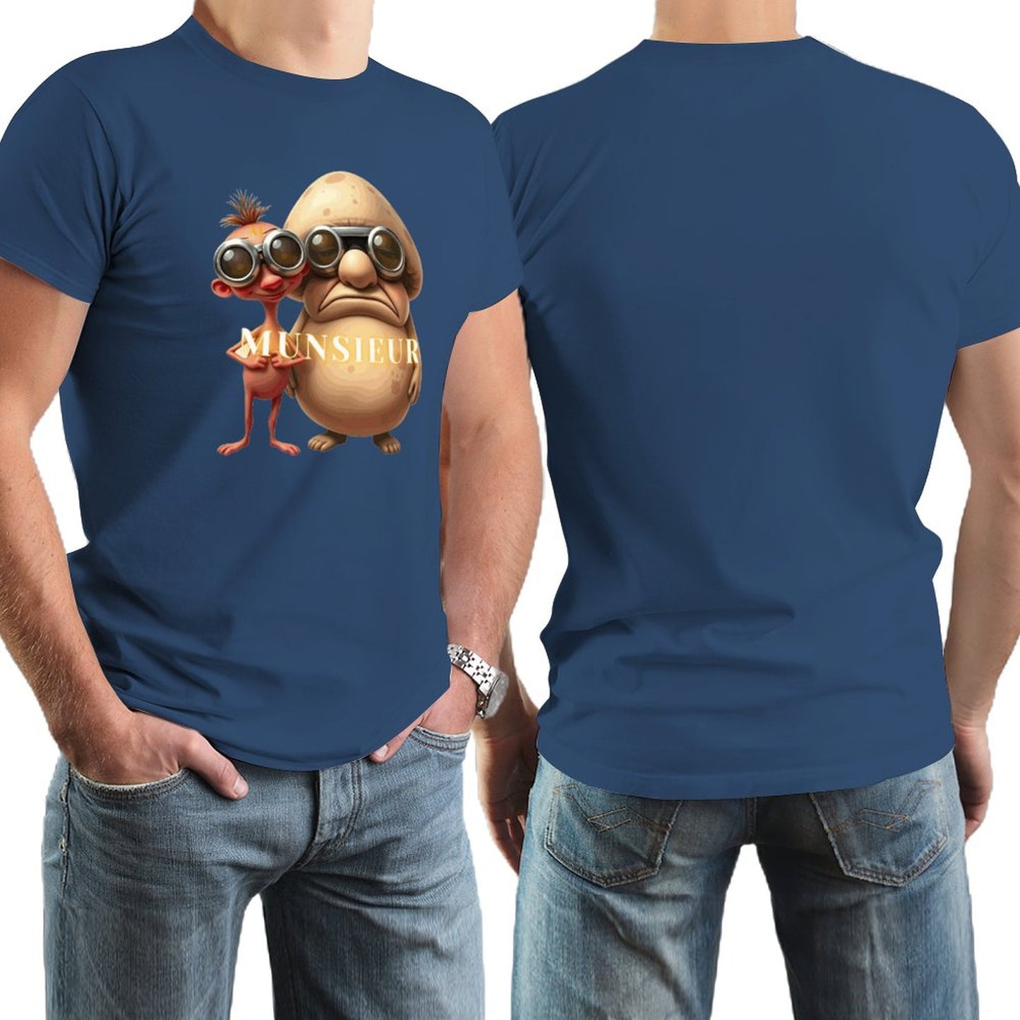 Munsieur Men's Tee "Stinky Pinky and Backdoor Bandit"