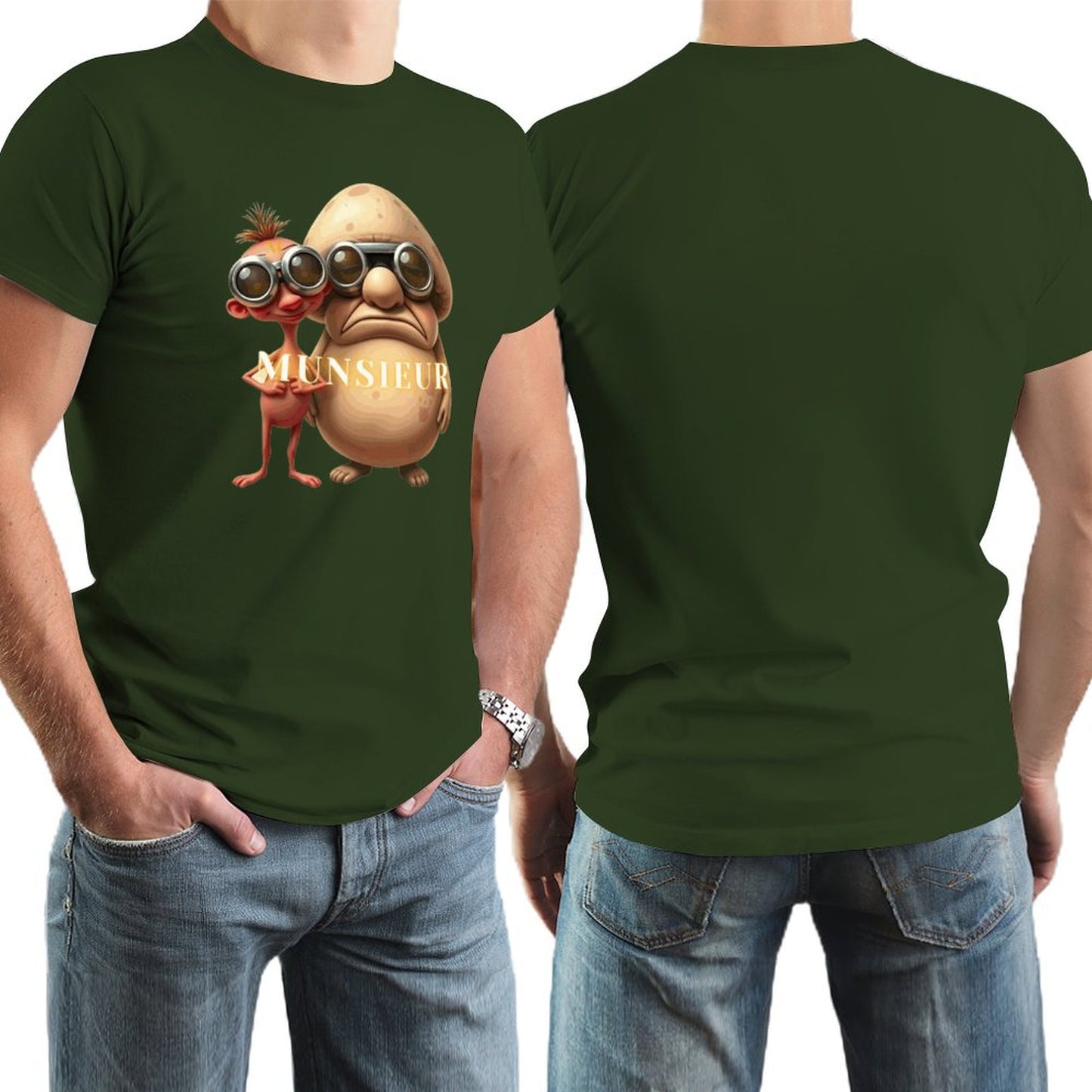 Munsieur Men's Tee "Stinky Pinky and Backdoor Bandit"