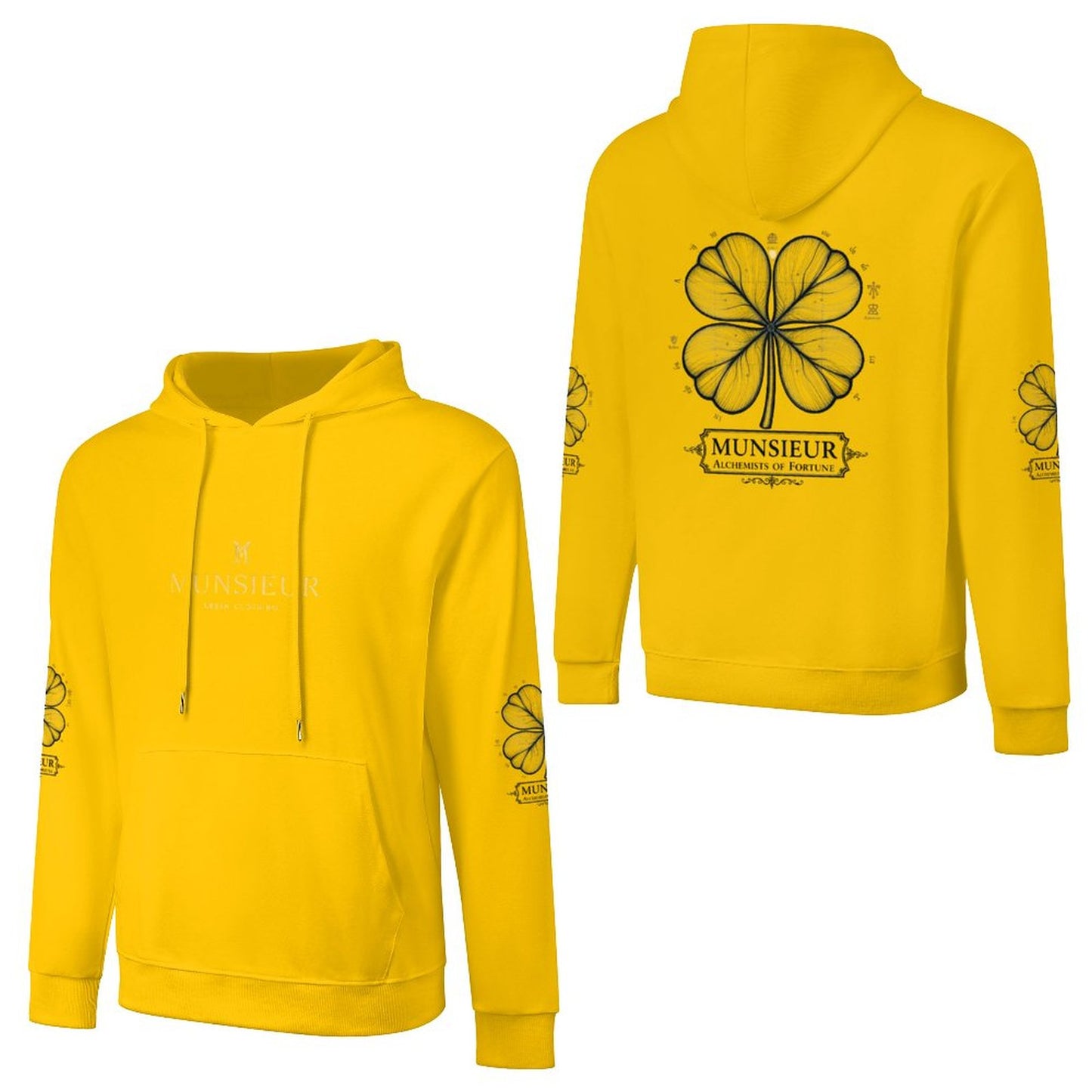 St. Patrick's Day Collection Cotton Men's Alchemist Hoodie with Pocket