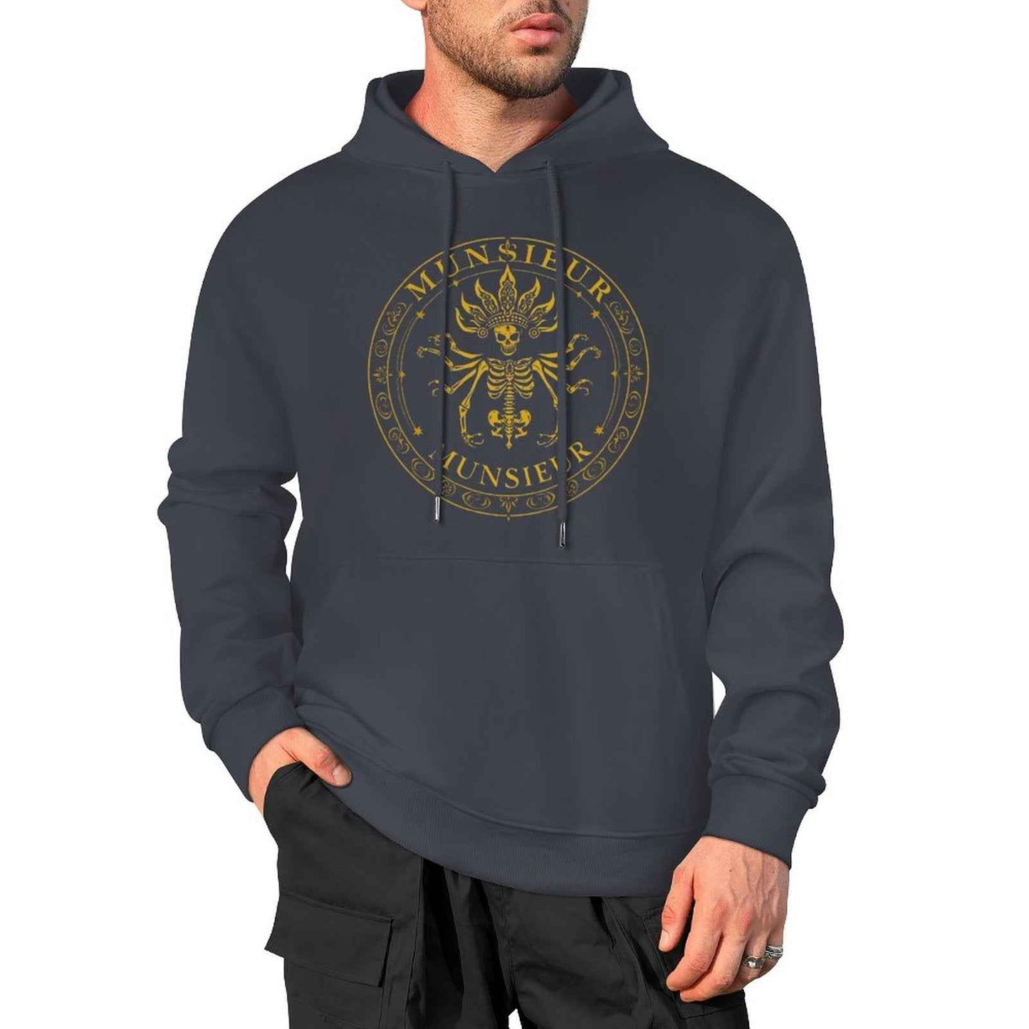 Munsieur Bone Deep: The Ultimate Skull Hoodie for Men - Munsieur