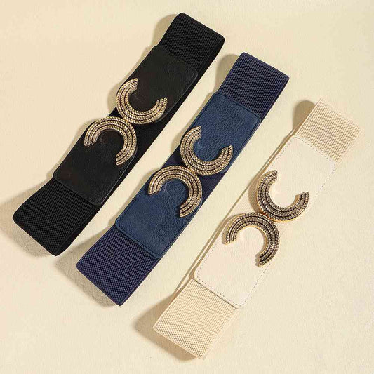 Double C Buckle Elastic Belt - Munsieur