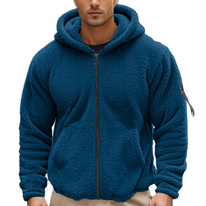 American Men's Double-sided Loose Coat