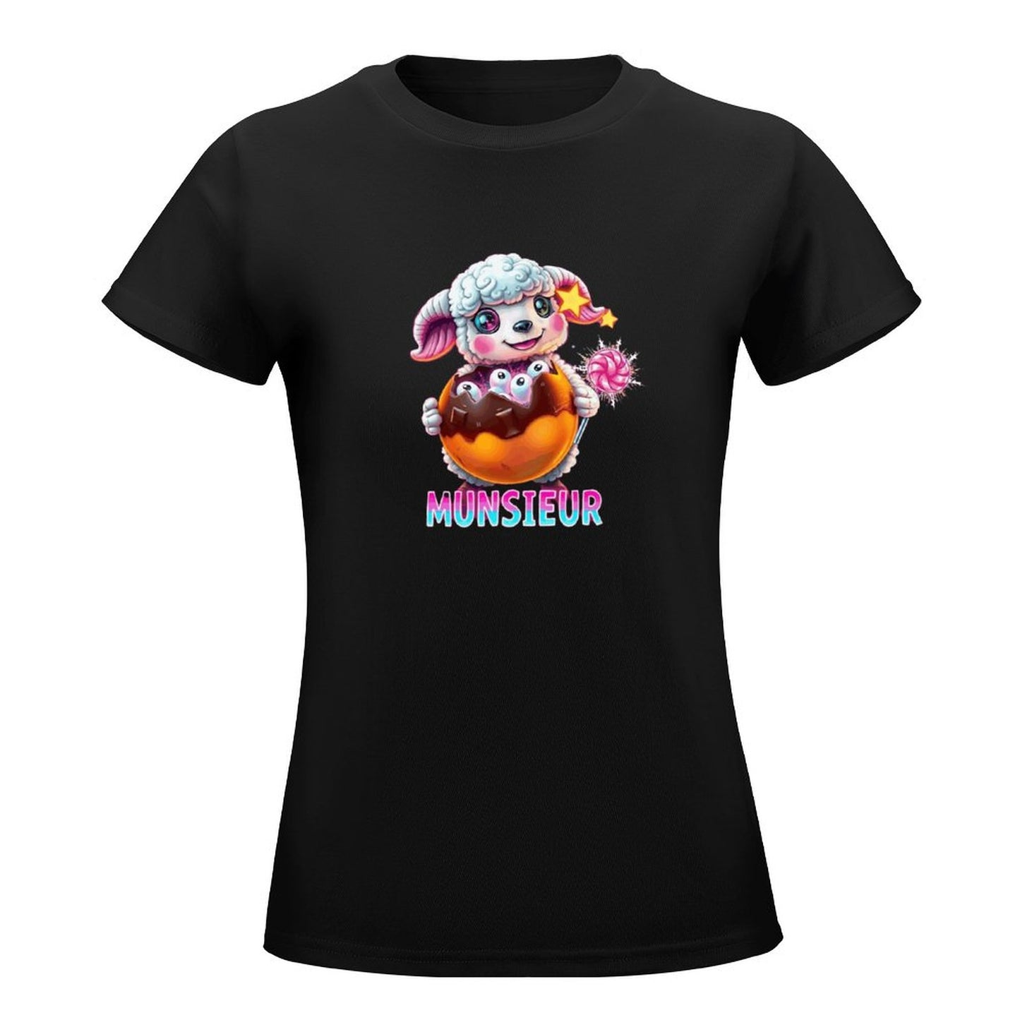 Munsieur Women's T-shirt "Lil Bo" Streetwear for Her