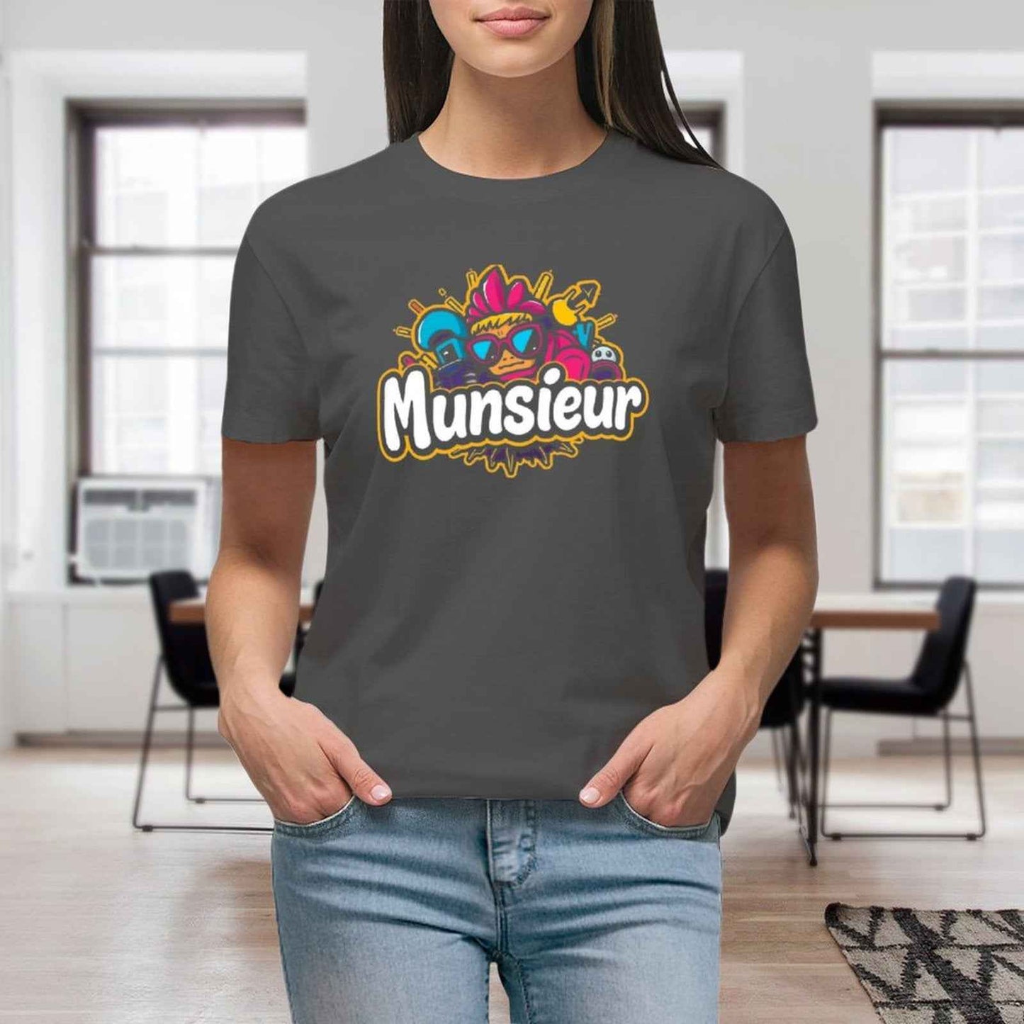 Munsieur T-Shirt for Women: Designed for Comfort, Styled for Impact for Her - Munsieur
