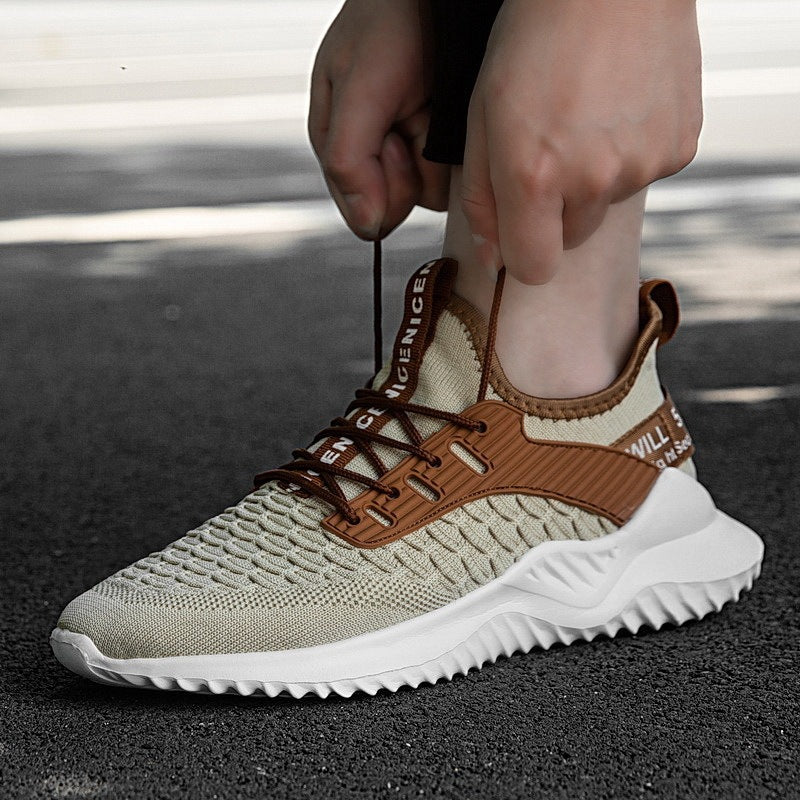 Sports Shoes Mesh Breathable All-match Tide Shoes Soft Bottom Running Shoes for Men