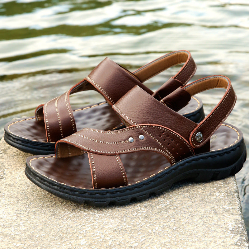 Men's Flip Flops Summer Beach Adjustable Back Strap Design