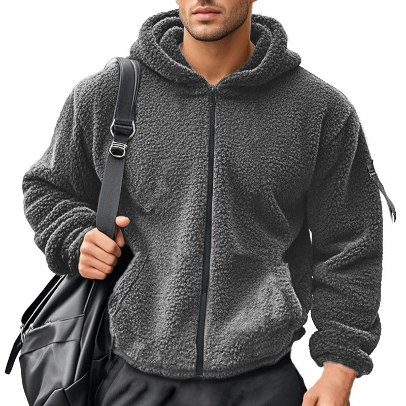 American Men's Double-sided Loose Coat