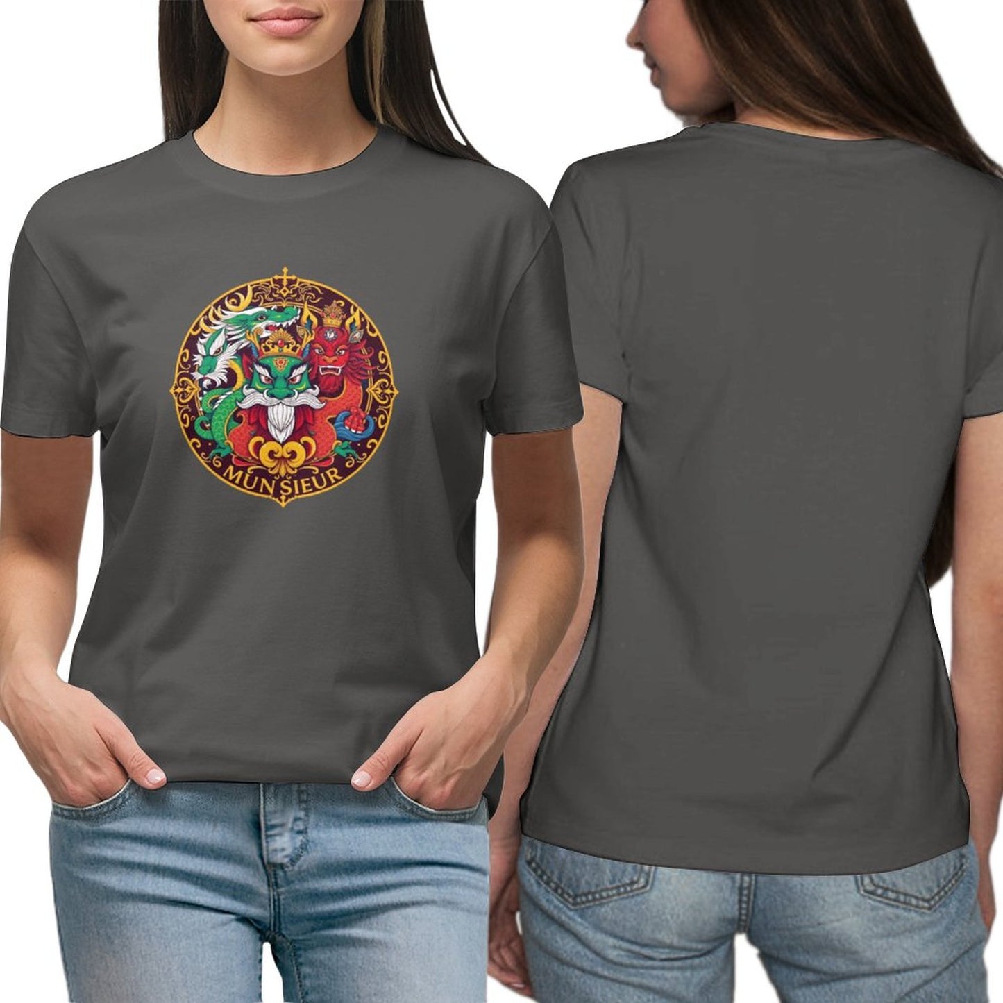 Munsieur T-Shirt for Women: Lightweight, Breathable, and Ultra-Stylish for Her - Munsieur