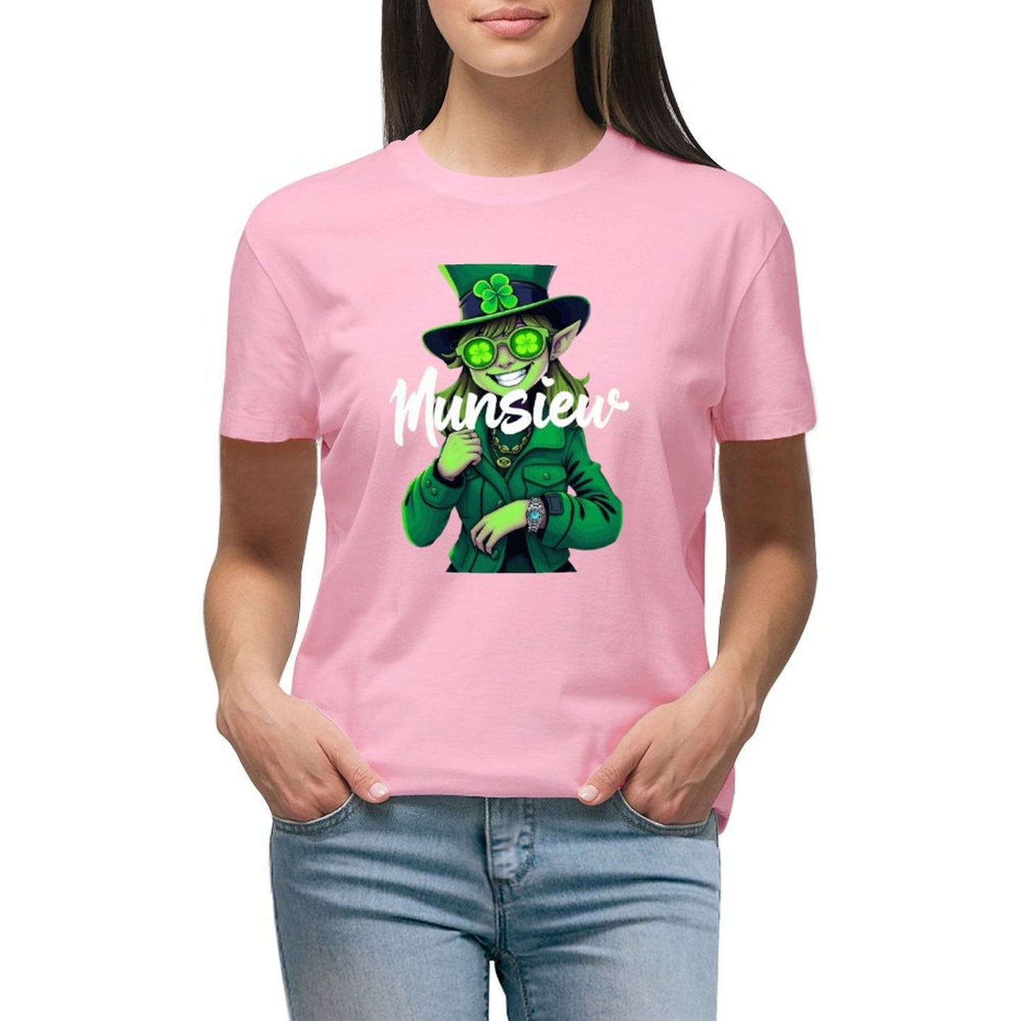 St. Patrick's Day Collection Leprechaun Mafia "Kiku" Women's T-shirt