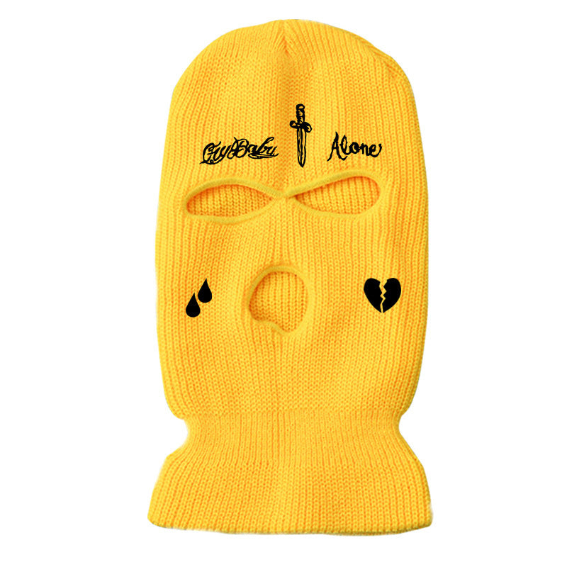 Knitted Hat Mask Streetwear Fashion